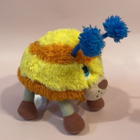 Disney Store Doc McStuffins Squibbles 6" Plush Yellow Orange Fuzzy Dog Stuffed - Picture 5 of 7